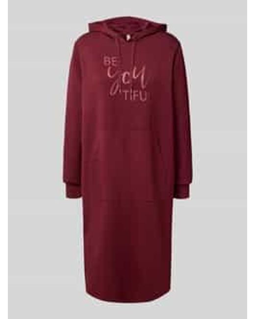 Soya Concept Sweatjurk Met Kangoeroezak, Model 'Banu' in het Red