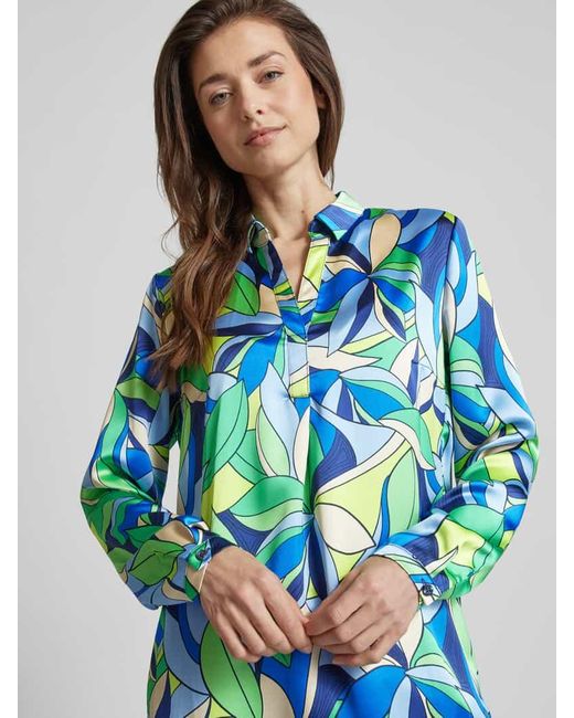 Betty Barclay Blue Bluse mit Allover-Muster