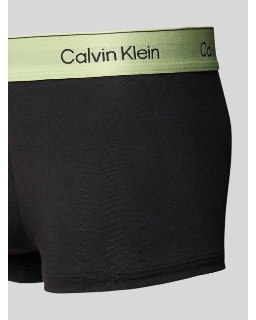 Calvin Klein Boxershort Met Elastische Band Met Logo in het Green voor heren