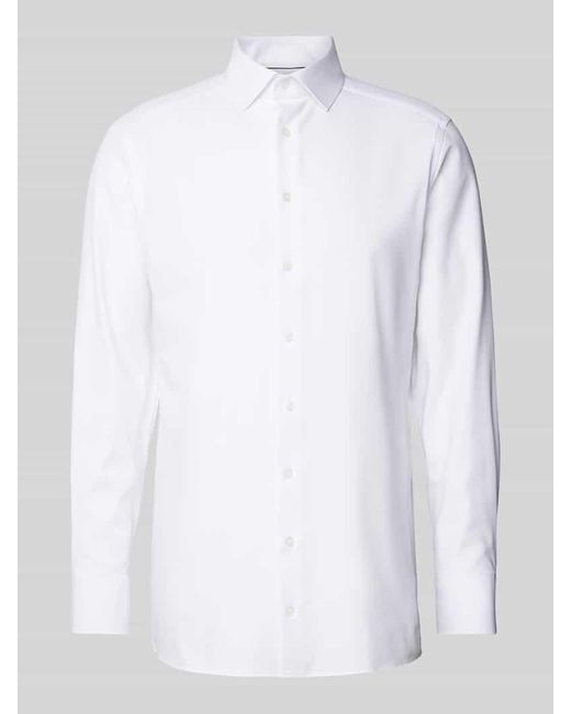 Olymp Modern Fit Business-Hemd mit Kentkragen in White für Herren