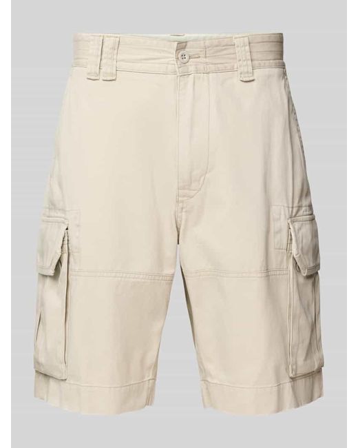 Polo Ralph Lauren Baggy Fit Cargoshorts mit Eingrifftaschen Modell 'GELLAR' in Natural für Herren