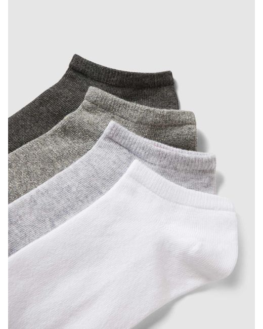S.oliver Sneakersokken Met Labelprint in het Gray