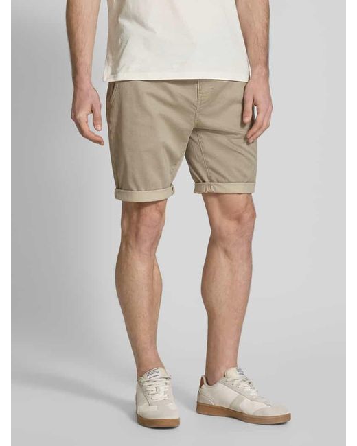 Lerros Bermudas mit Gürtel und Gesäßtaschen in Natural für Herren