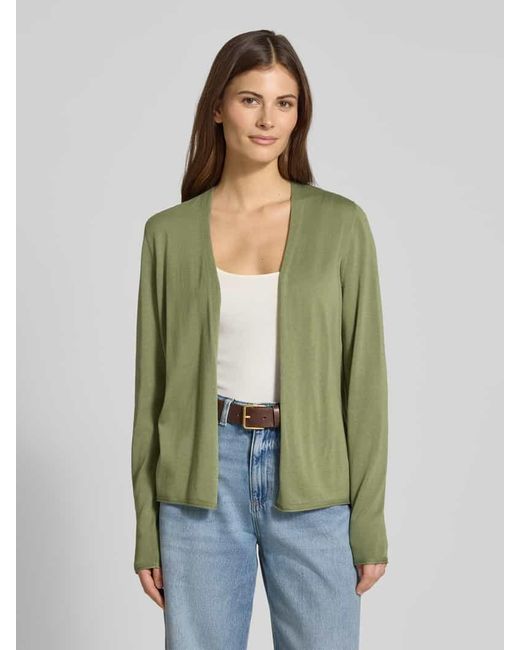 S.oliver Green Regular Fit Cardigan aus Baumwoll-Viskose-Mix