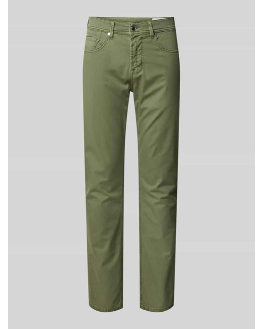 Baldessarini Regular Fit Hose im 5-Pocket-Design Modell 'Jack' in Green für Herren
