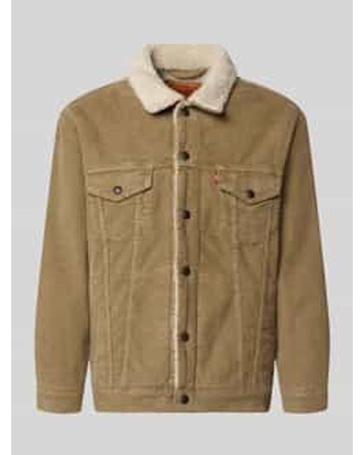 Levi's Jack Met Drukknoopsluiting in het Green voor heren