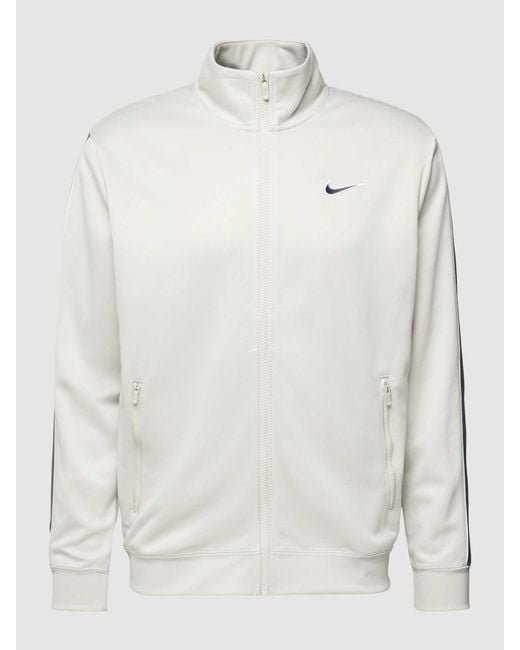 Nike Sweatjack Met Labelstitching in het White voor heren