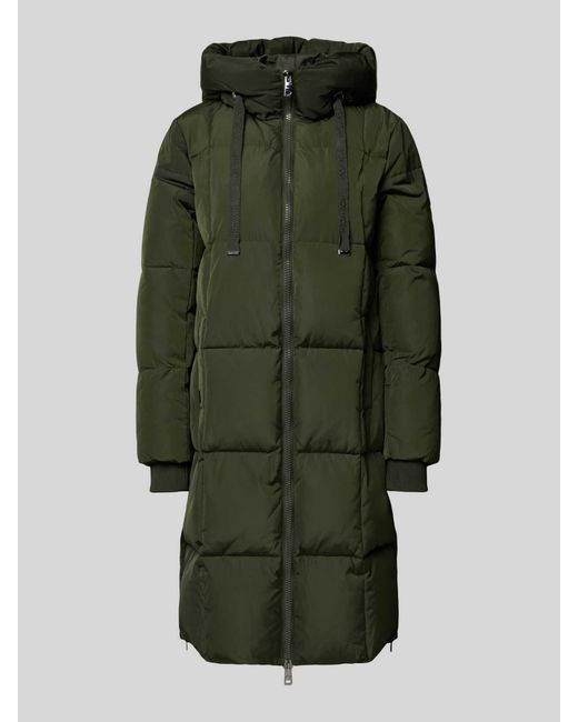 Mos Mosh Lange Donsjas Met Capuchon, Model 'Nova' in het Green