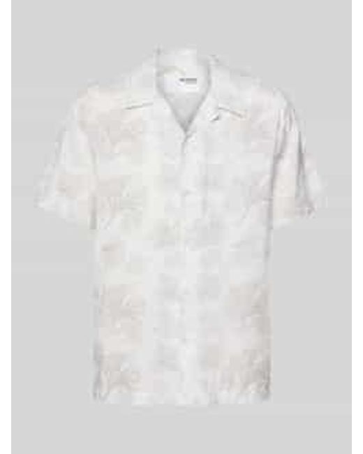 SELECTED Vrijetijdsoverhemd Met Knoopsluiting in het White voor heren