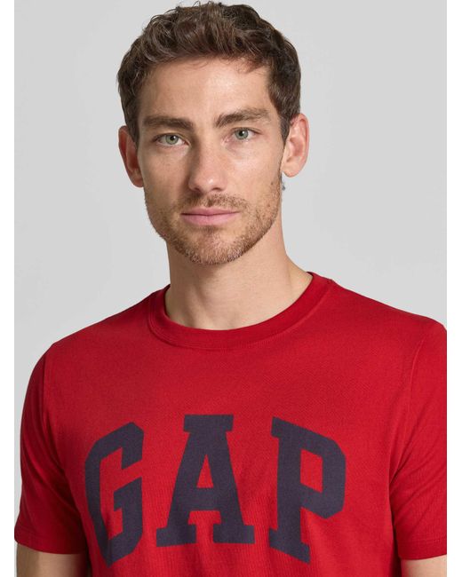 Gap T-Shirts in het Red voor heren