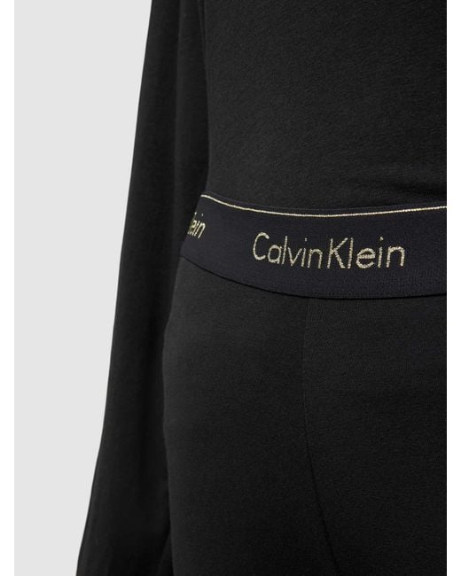 Calvin Klein Pyjama in het Black