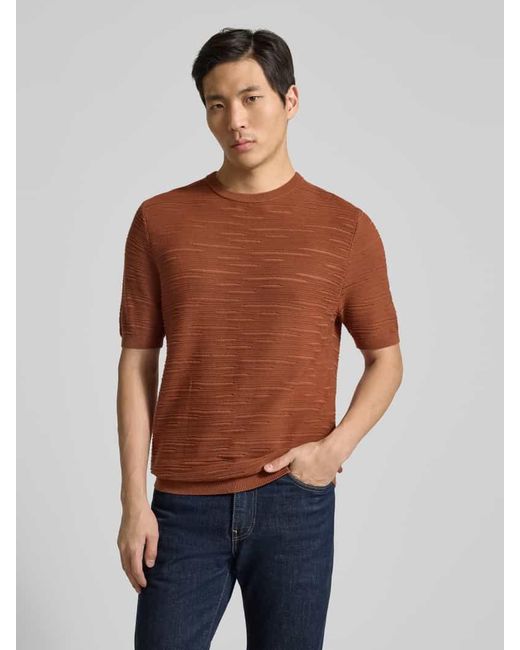 Antony Morato Strickshirt aus Baumwolle in Brown für Herren