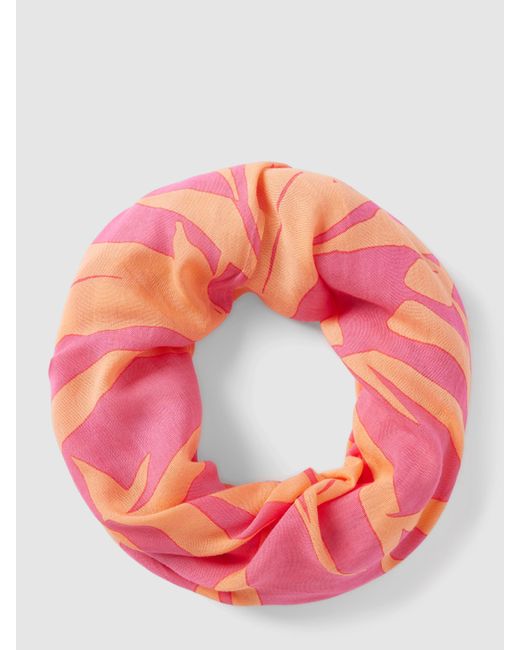 s.Oliver RED LABEL Loop-Schal aus Viskose mit Allover-Muster in Pink | Lyst  AT
