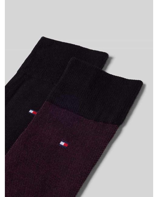 Tommy Hilfiger Strümpfe aus Baumwoll-Mix im 2er-Pack in Blue für Herren