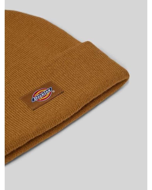 Dickies Beanie in Strick-Optik Modell 'Gibsland' in Brown für Herren