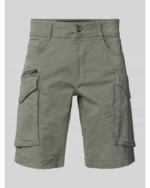 Replay Bermudas Mit Cargotaschen Modell 'Joe' in Green für Herren