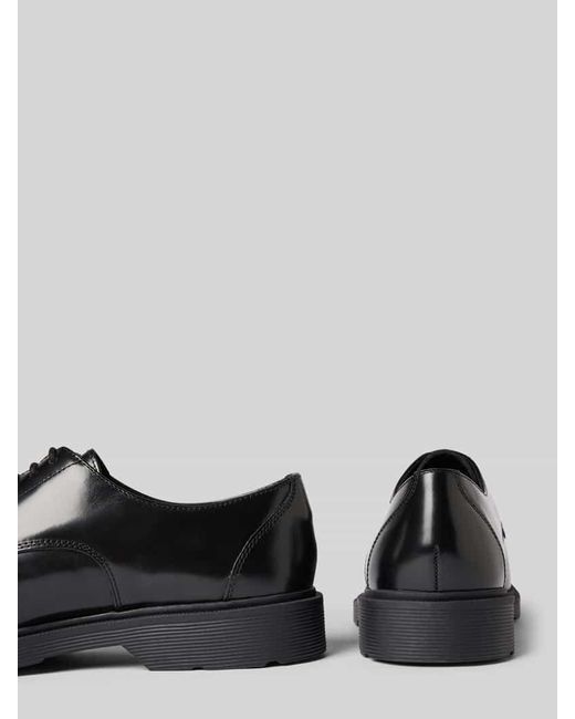 Jack & Jones Schnürschuhe mit strukturierter Sohle Modell 'DAX' in Black für Herren