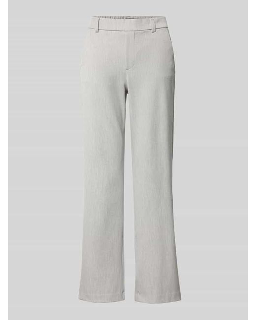 Vero Moda Gray Straight Fit Hose Mit Gürtelschlaufen Modell 'Maya'