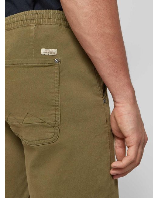 Blend Korte Slim Fit Broek Met Tunnelkoord in het Green voor heren