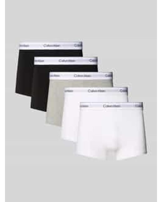 Calvin Klein Boxershort Met Labeldetail in het Black voor heren