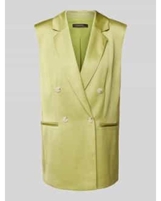 Comma, Gilet Met Reverskraag in het Green