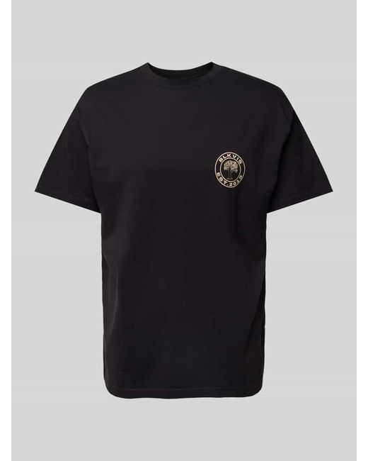 BLKVIS T-Shirt mit Logo-Print Modell 'SOURCE' in Black für Herren