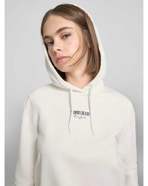 Tommy Hilfiger Natural Regular Fit Hoodie aus reiner Baumwolle