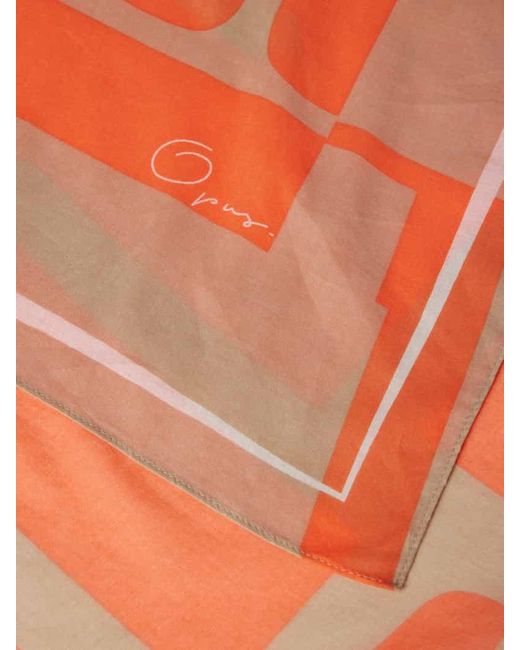 Opus Orange Tuch im Allover-Look Modell 'Aplora'