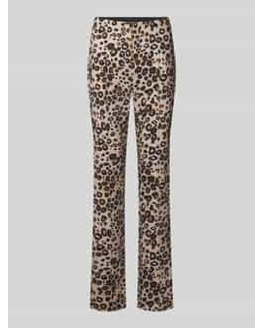 Marc Cain Stoffen Broek Met Elastische Band in het Natural