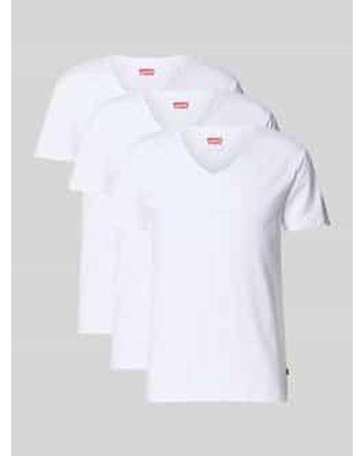 Levi's T-Shirts in het White voor heren