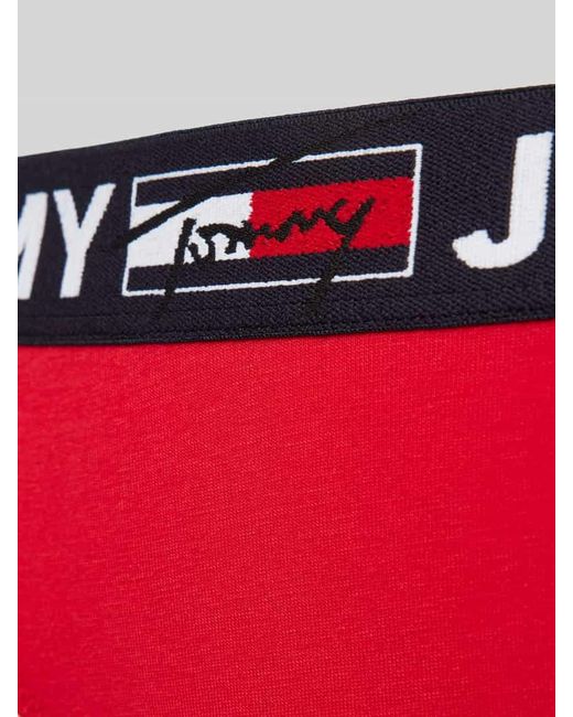 Tommy Hilfiger Red Slip mit elastischem Label-Bund
