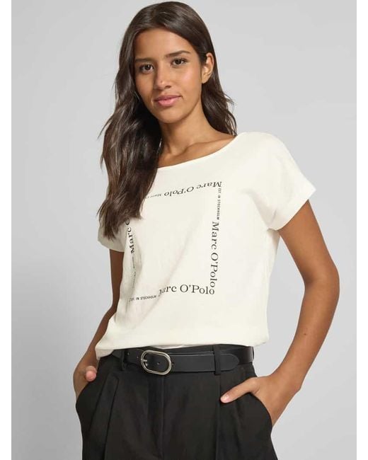 Marc O' Polo Natural Relaxed Fit T-Shirt aus reiner Baumwolle