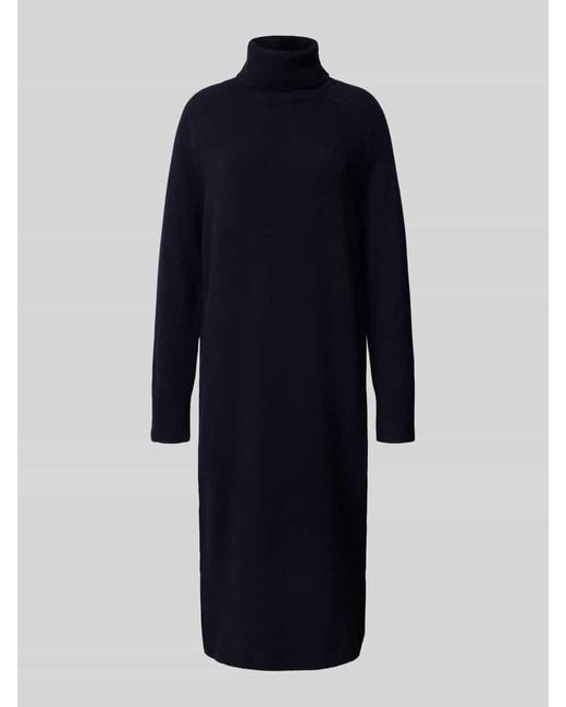 Gant Blue Strickkleid mit Kaschmir-Anteil und Rollkragen
