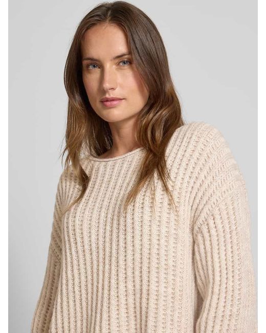 Drykorn Natural Strickpullover mit Rundhalsausschnitt Modell 'IMENY'