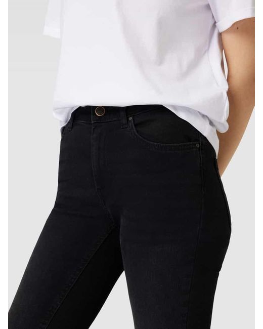 ONLY Black Flared Fit Jeans mit Stretch-Anteil Modell 'BLUSH'