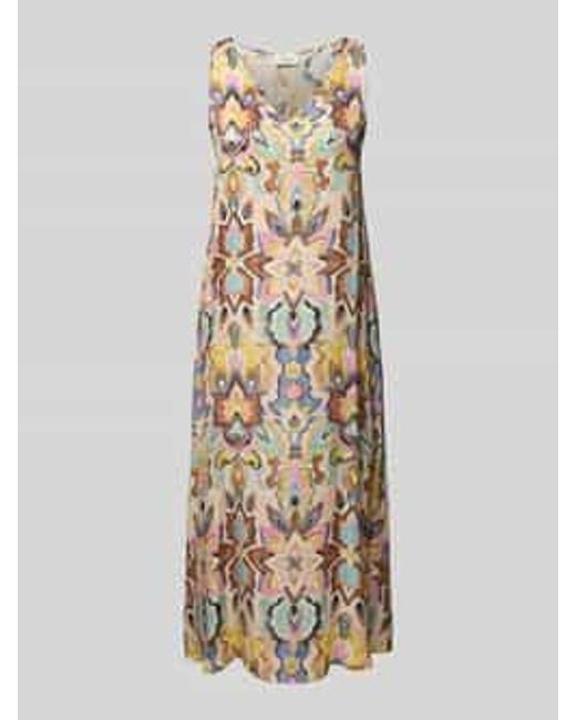 ROBE LÉGÈRE Midi-jurk Met Steekzakken in het Metallic