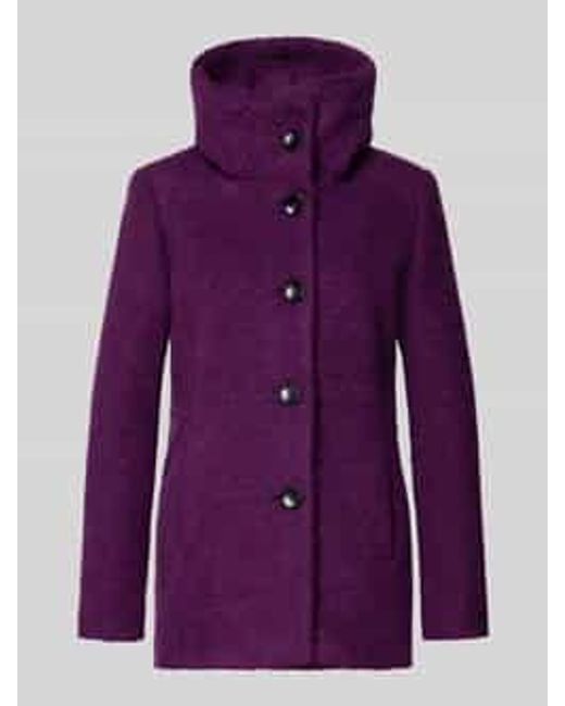 Milo Coats Jack Met Opstaande Kraag, Model 'Jesse' in het Purple