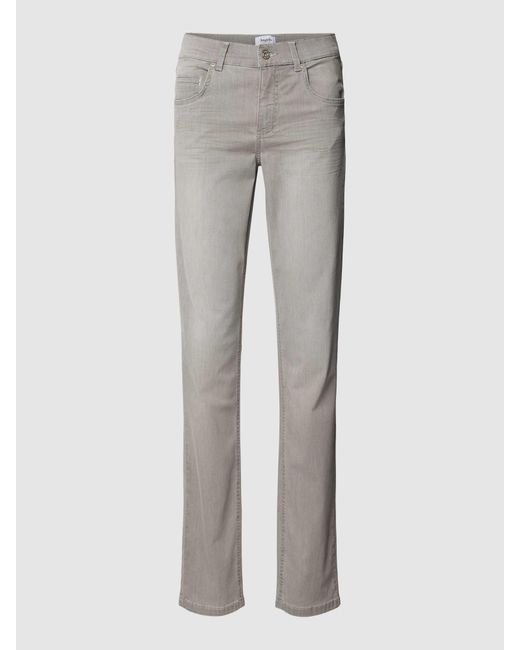 ANGELS Straight Leg Jeans im 5-Pocket-Design Modell 'Cici' in Gray für Herren