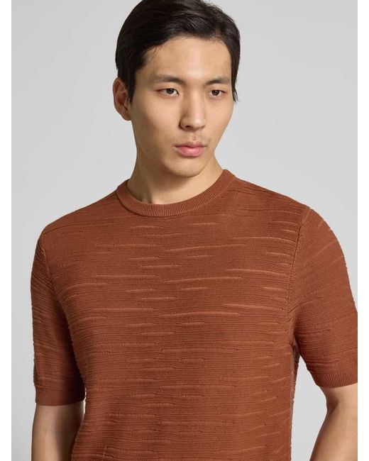 Antony Morato Strickshirt aus Baumwolle in Brown für Herren