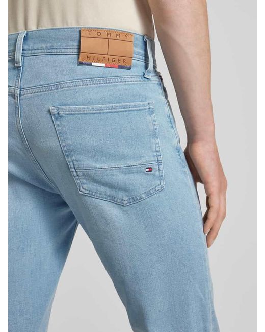 Tommy Hilfiger Slim Fit Jeans im 5-Pocket-Design Modell 'BLEECKER' in Blue für Herren