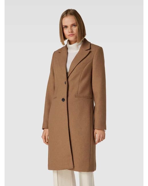 Vero Moda Mantel mit Reverskragen Modell 'BLAZA' in Brown für Herren