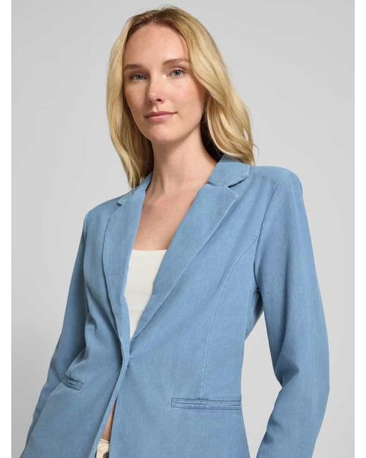 Ichi Blue Blazer mit Reverskragen und Paspeltaschen Modell 'KATE'