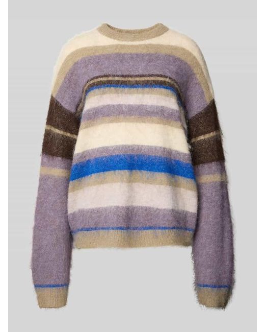 Jake*s Gray Strickpullover mit überschnittenen Schultern