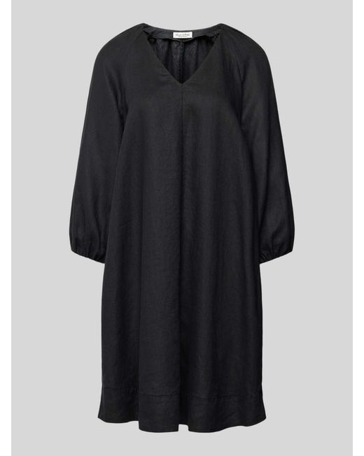 Marc O' Polo Mini-jurk Met V-hals in het Black