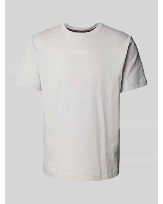 Marc O' Polo Regular Fit T-Shirt aus reiner Baumwolle in White für Herren