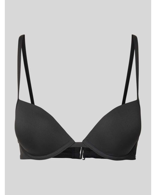 Calvin Klein Bikinitop Met Push-up-effect in het Black