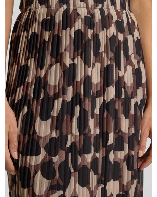 ZABAIONE Midirok Met Plissévouwen in het Multicolor