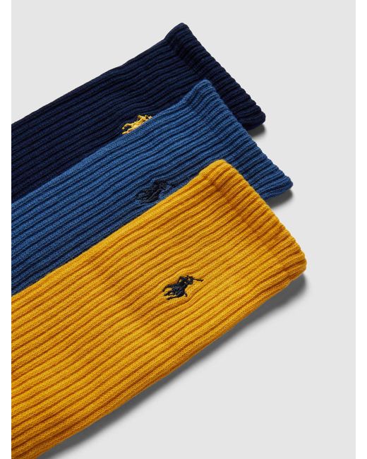 Polo Ralph Lauren Sokken Met Labelprint in het Blue voor heren