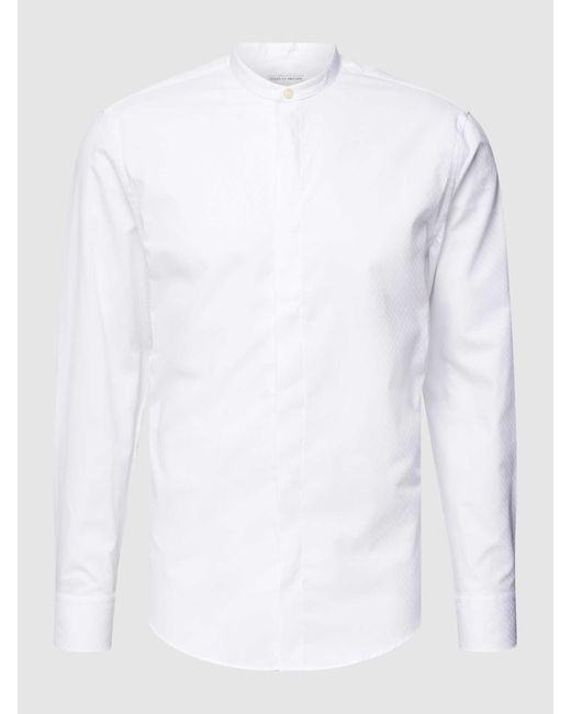 Tiger Of Sweden Business-Hemd mit Maokragen Modell 'Forward' in White für Herren