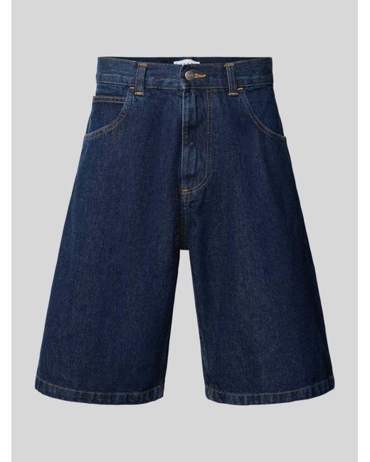 Edwin Worker Short in het Blue voor heren